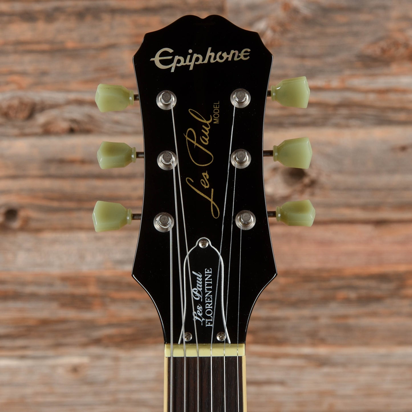 Epiphone Les Paul Florentine Transparent Black 2014 Electric Guitars / Semi-Hollow