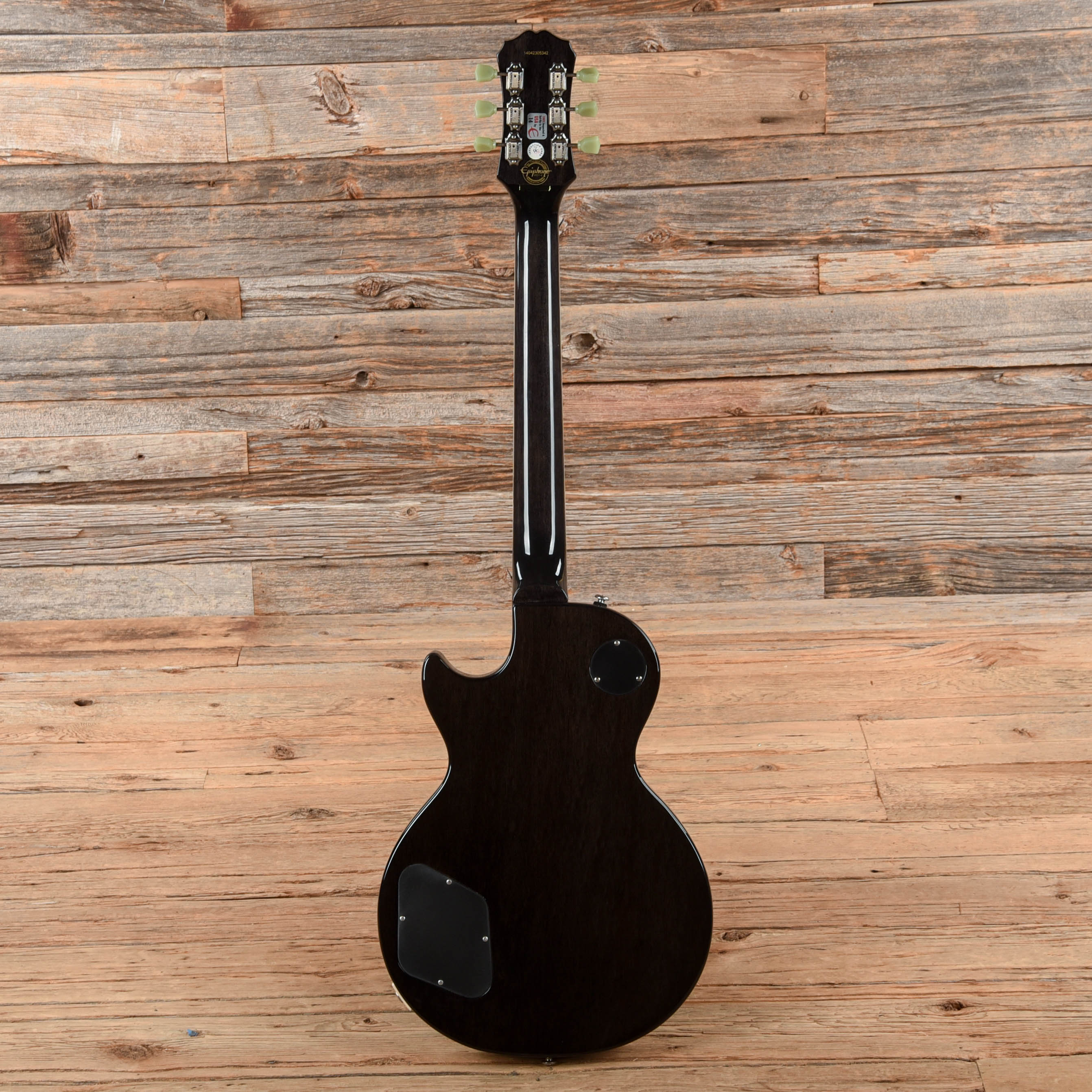 Epiphone Les Paul Florentine Transparent Black 2014 Electric Guitars / Semi-Hollow