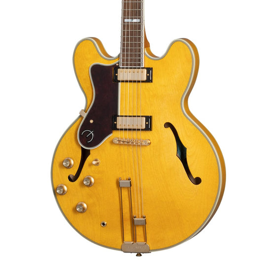 Epiphone Original Sheraton LEFTY Natural w/Frequensator Electric Guitars / Semi-Hollow