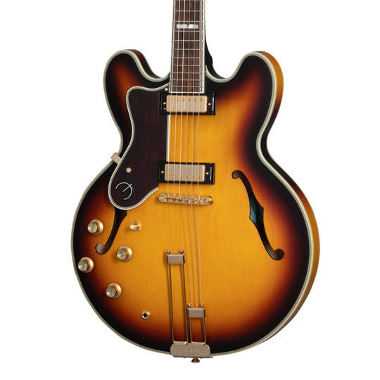 Epiphone Original Sheraton LEFTY Vintage Sunburst w/Frequensator Electric Guitars / Semi-Hollow