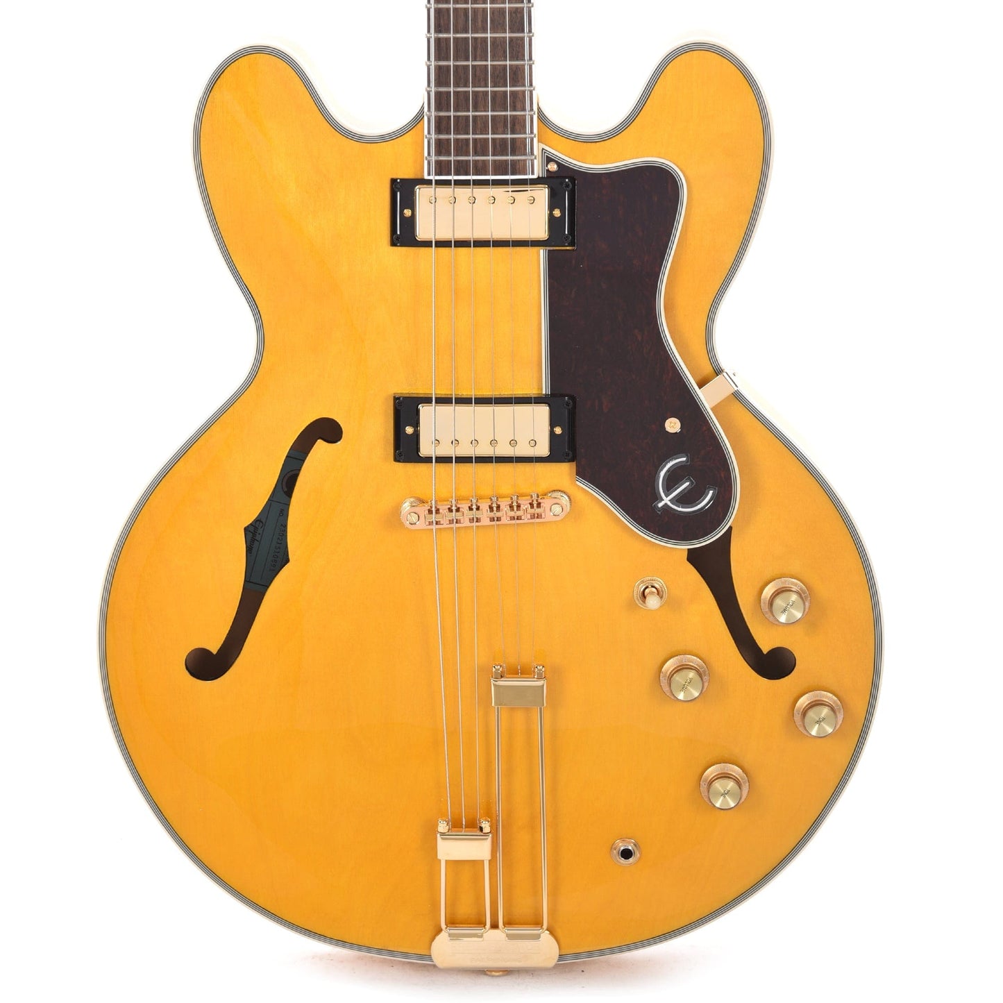 Epiphone Original Sheraton Natural w/Frequensator Electric Guitars / Semi-Hollow