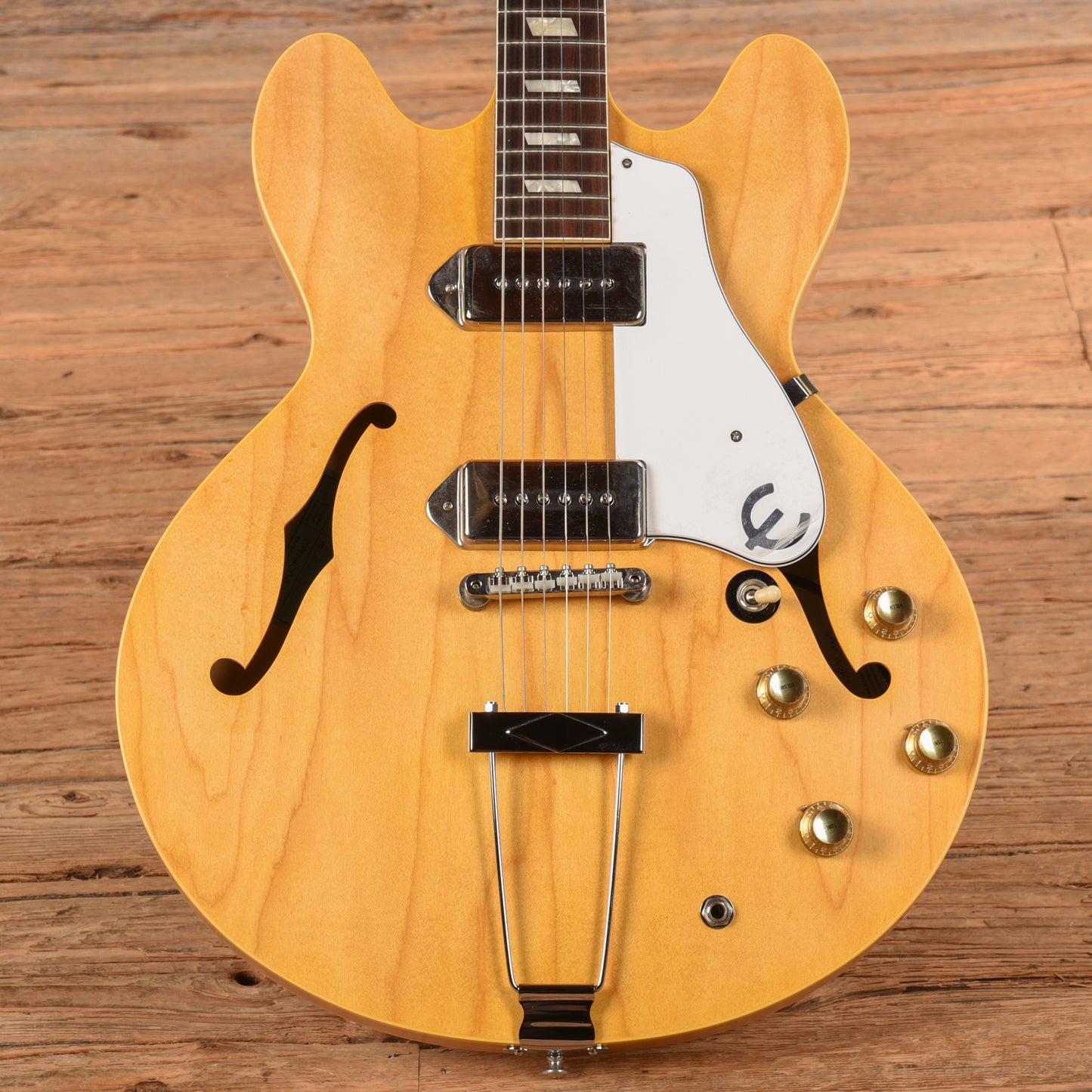 Epiphone Revolution Casino Natural - Dave Amato of REO Speedwagon Electric Guitars / Semi-Hollow