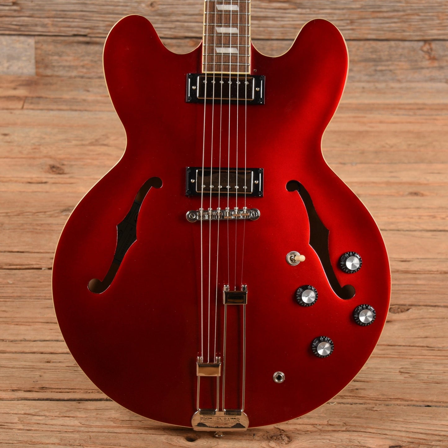 Epiphone Riviera Frequensator Sparkling Burgundy 2021 Electric Guitars / Semi-Hollow