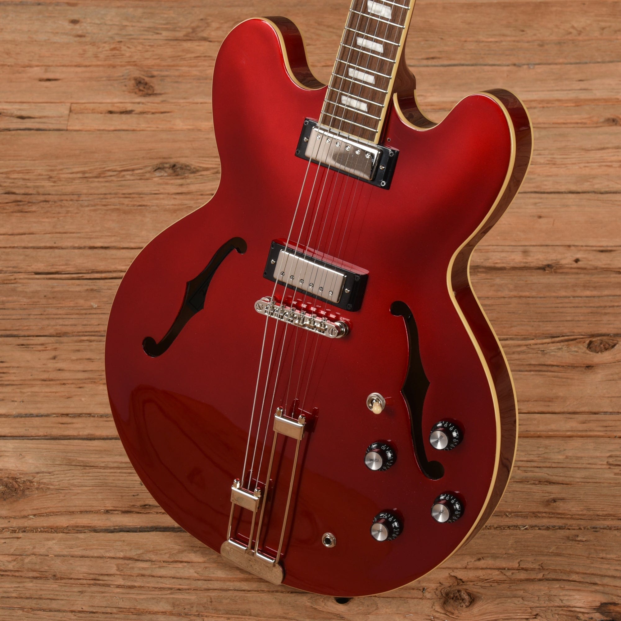 Epiphone Riviera Frequensator Sparkling Burgundy 2021 Electric Guitars / Semi-Hollow