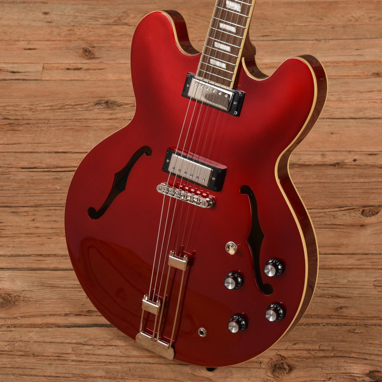 Epiphone Riviera Frequensator Sparkling Burgundy 2021 Electric Guitars / Semi-Hollow