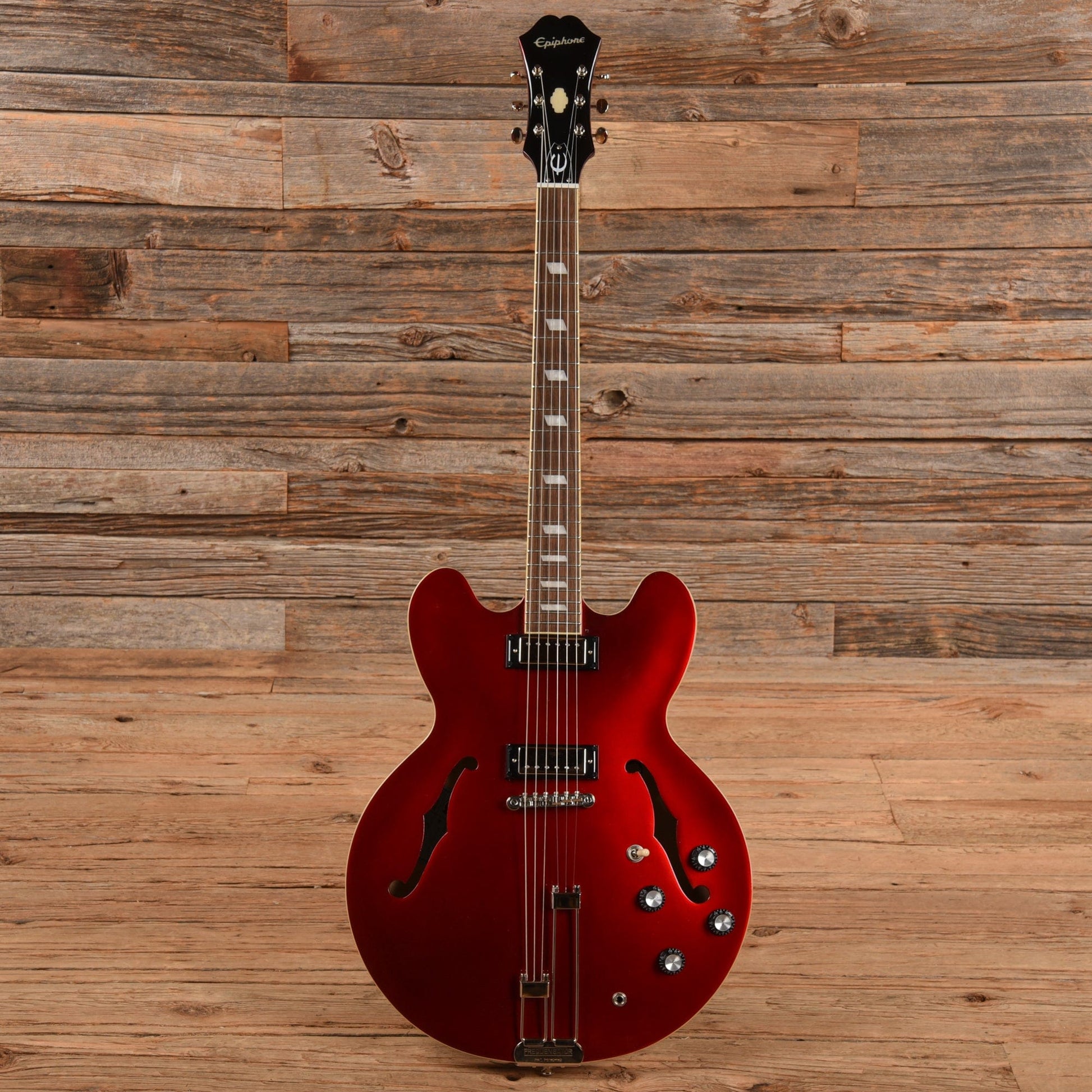 Epiphone Riviera Frequensator Sparkling Burgundy 2021 Electric Guitars / Semi-Hollow