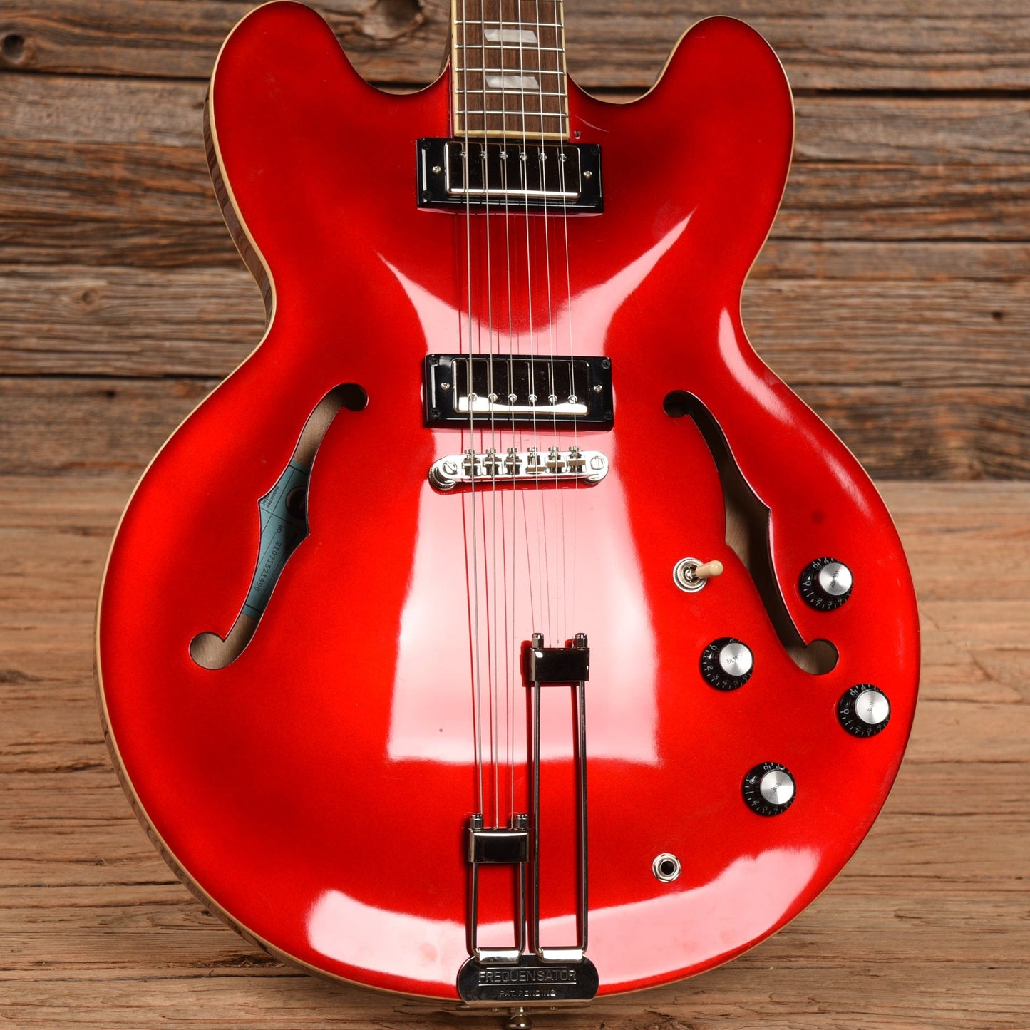 Epiphone Riviera Frequensator Sparkling Burgundy 2021 Electric Guitars / Semi-Hollow