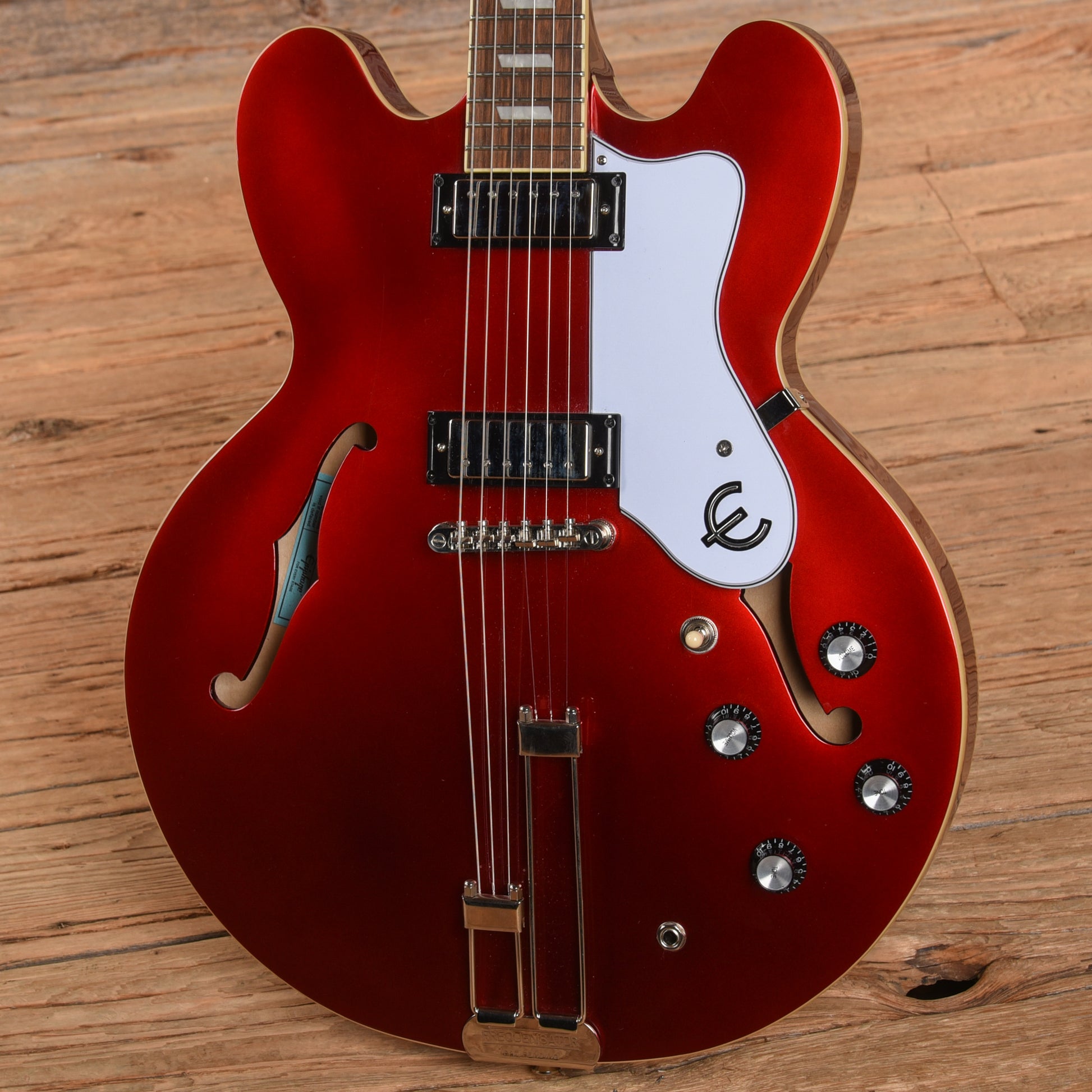 Epiphone Riviera Frequensator Sparkling Burgundy 2022 Electric Guitars / Semi-Hollow