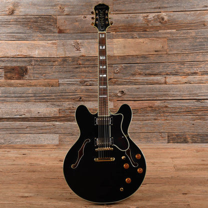 Epiphone Sheraton Black 2005 Electric Guitars / Semi-Hollow