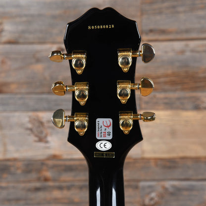 Epiphone Sheraton Black 2005 Electric Guitars / Semi-Hollow