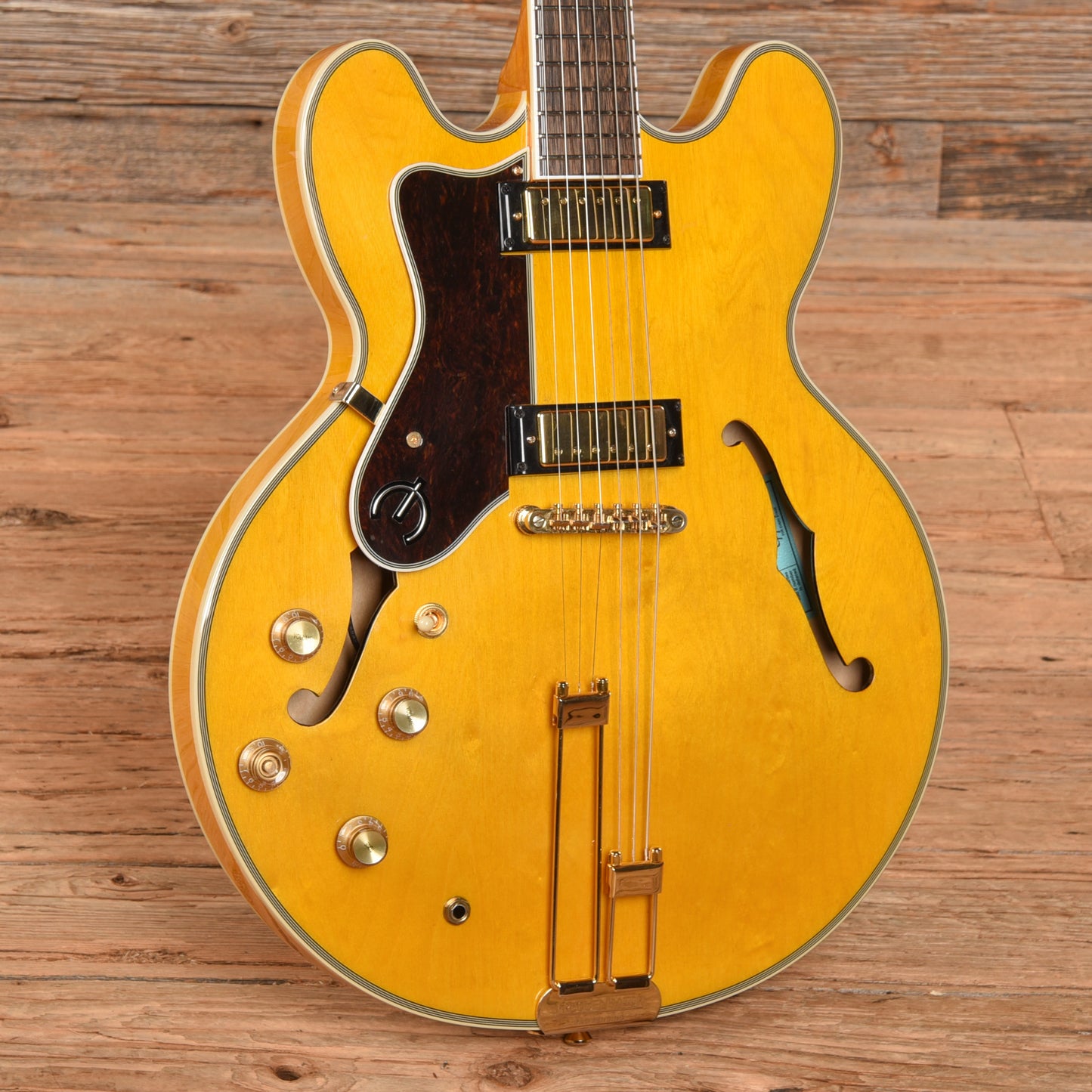 Epiphone Sheraton Frequensator Natural 2023 LEFTY Electric Guitars / Semi-Hollow