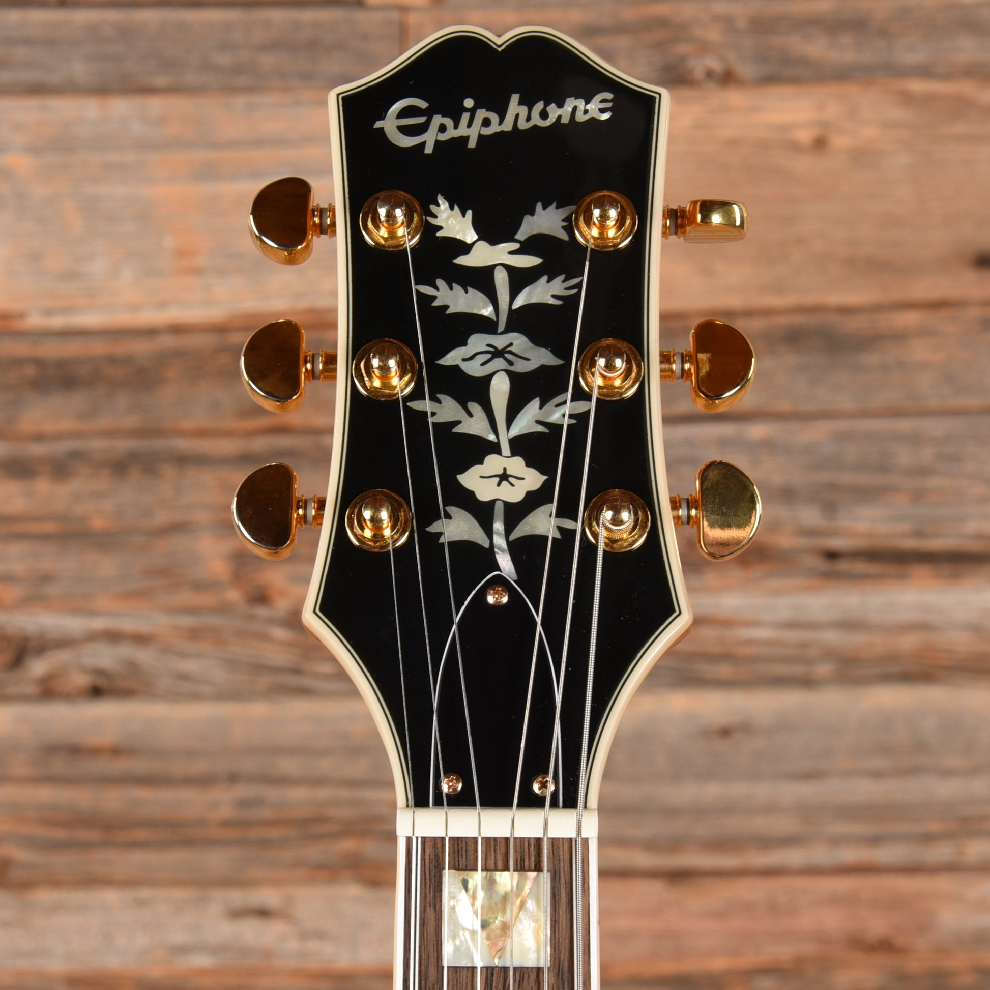 Epiphone Sheraton Frequensator Natural 2023 LEFTY Electric Guitars / Semi-Hollow
