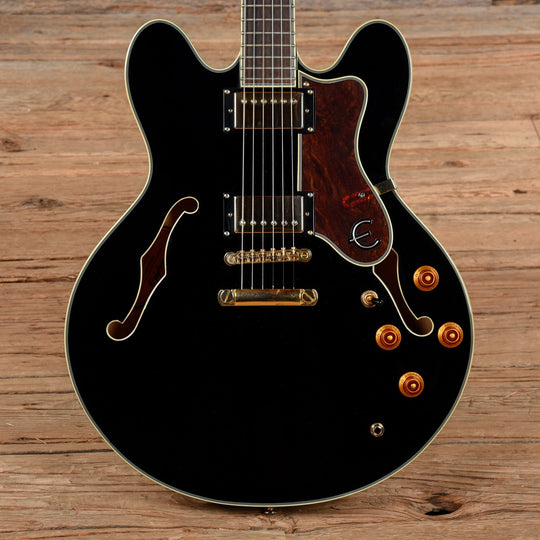 Epiphone Sheraton II Ebony 2007 Electric Guitars / Semi-Hollow