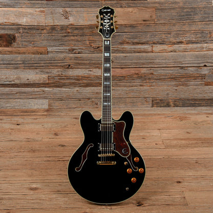Epiphone Sheraton II Ebony 2007 Electric Guitars / Semi-Hollow