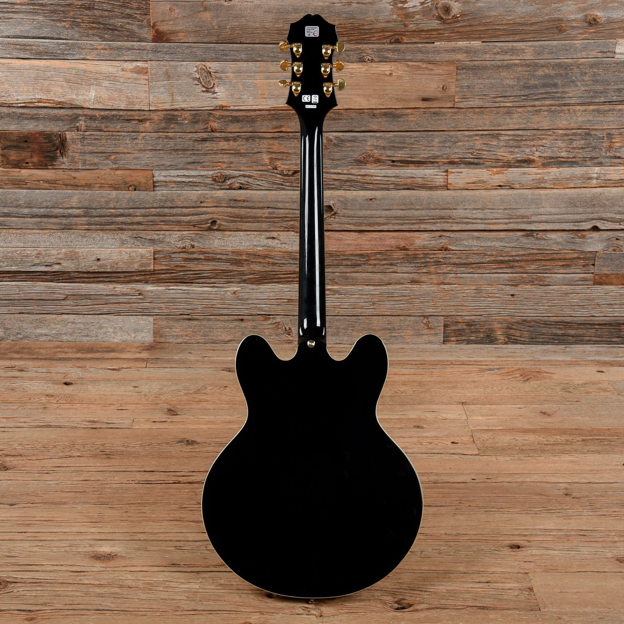 Epiphone Sheraton II Ebony 2007 Electric Guitars / Semi-Hollow