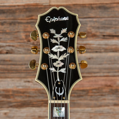 Epiphone Sheraton II Ebony 2007 Electric Guitars / Semi-Hollow