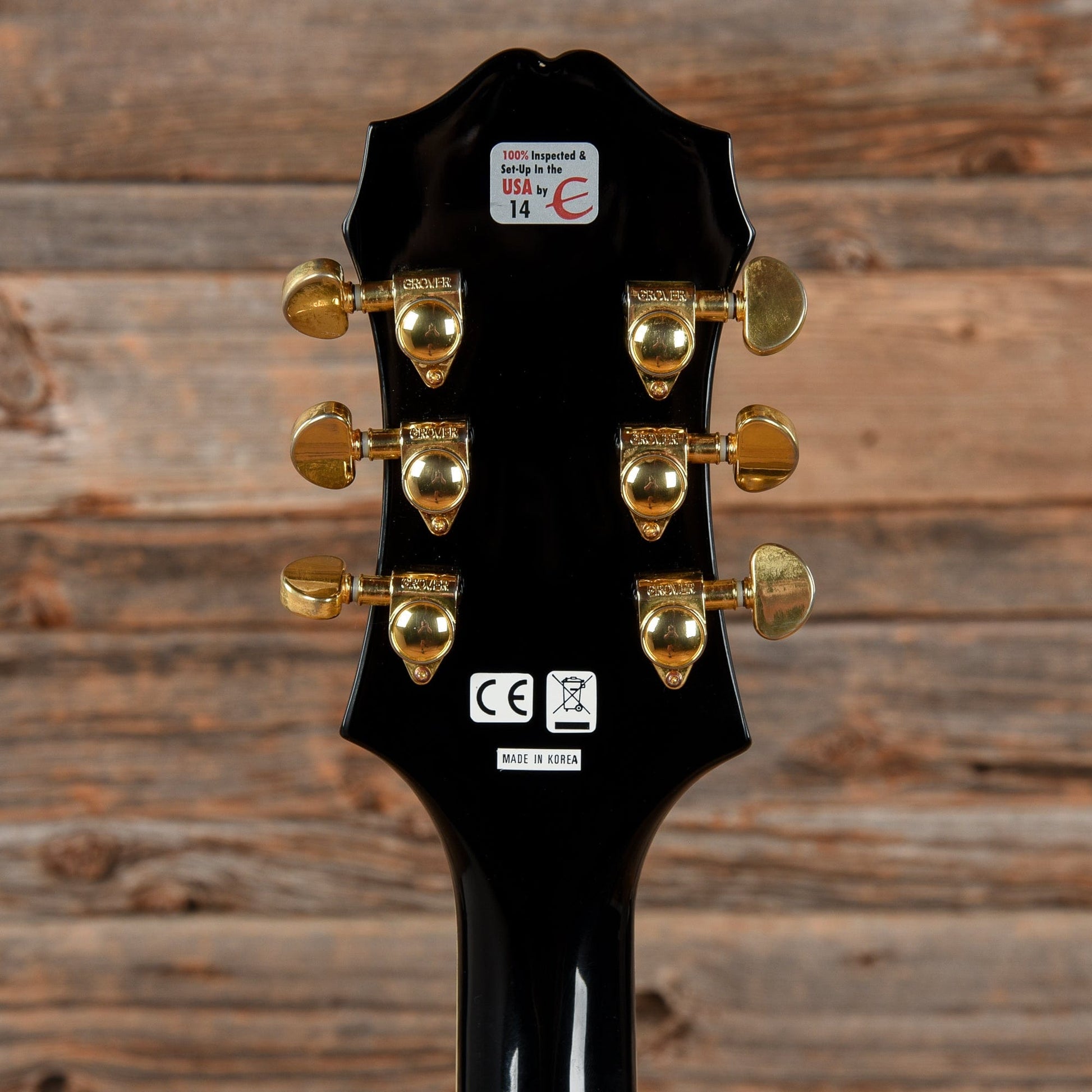 Epiphone Sheraton II Ebony 2007 Electric Guitars / Semi-Hollow