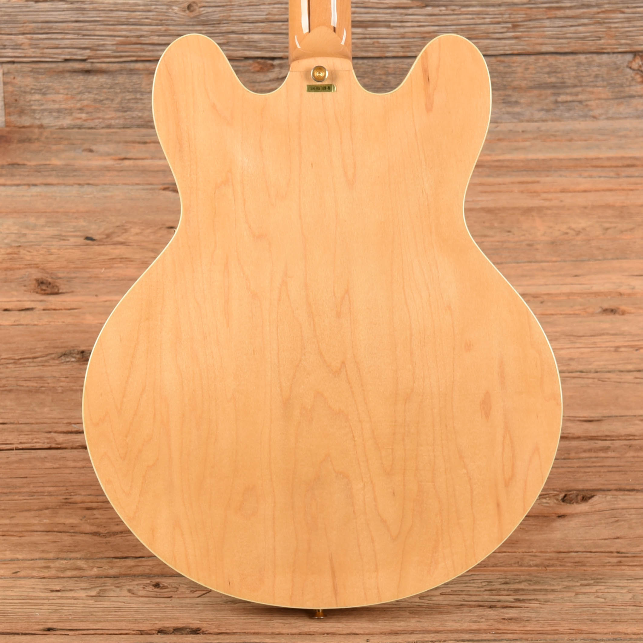 Epiphone Sheraton II Natural 1989 Electric Guitars / Semi-Hollow