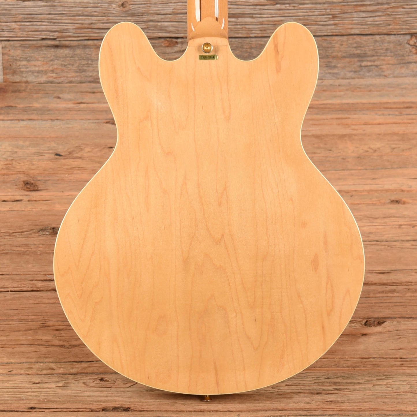 Epiphone Sheraton II Natural 1989 Electric Guitars / Semi-Hollow