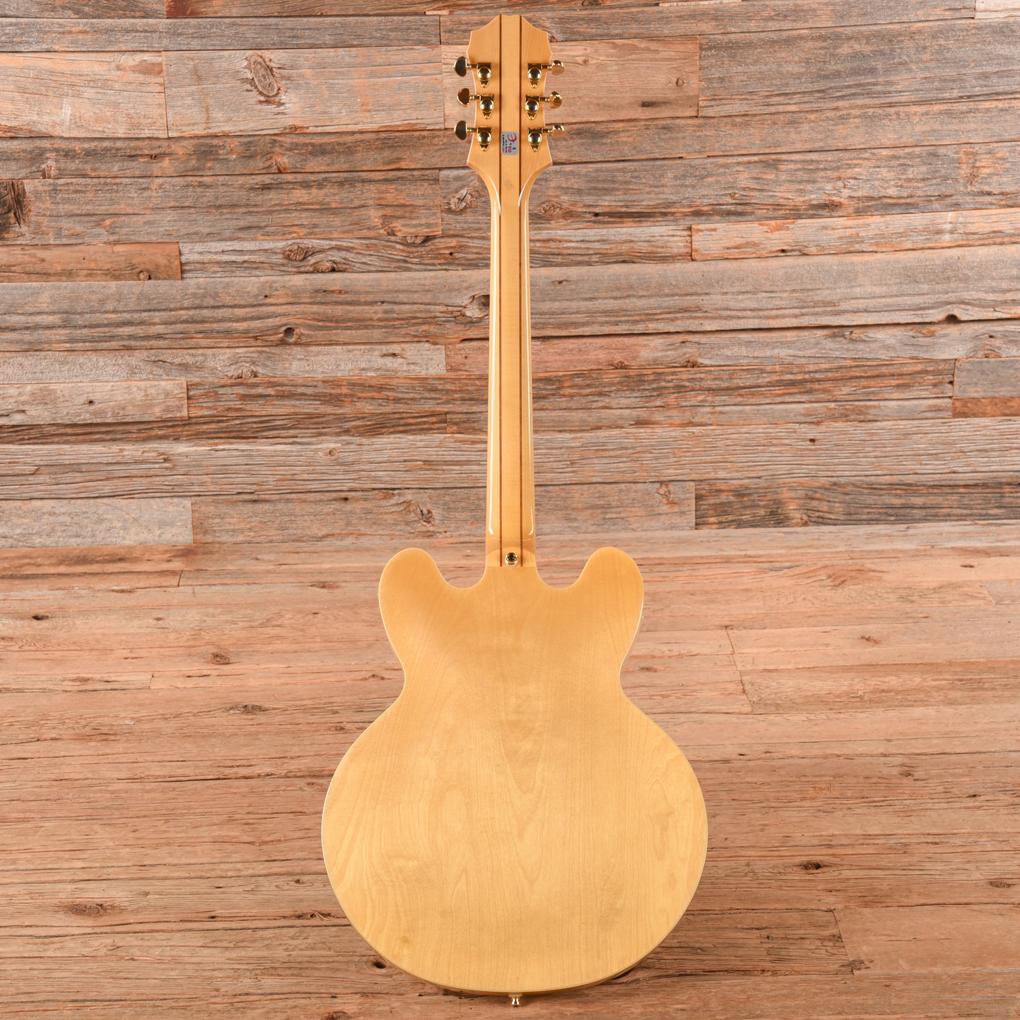 Epiphone Sheraton II Natural 2012 Electric Guitars / Semi-Hollow