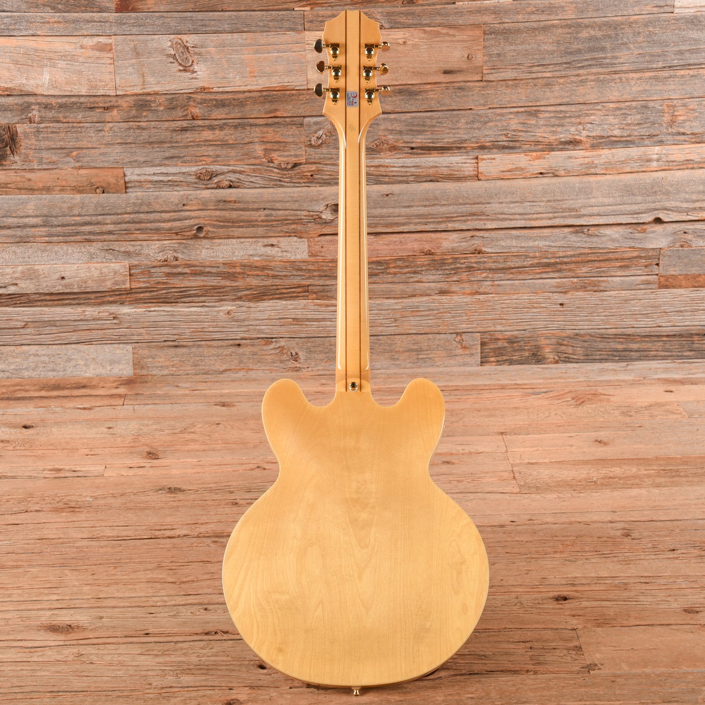 Epiphone Sheraton II Natural 2012 Electric Guitars / Semi-Hollow