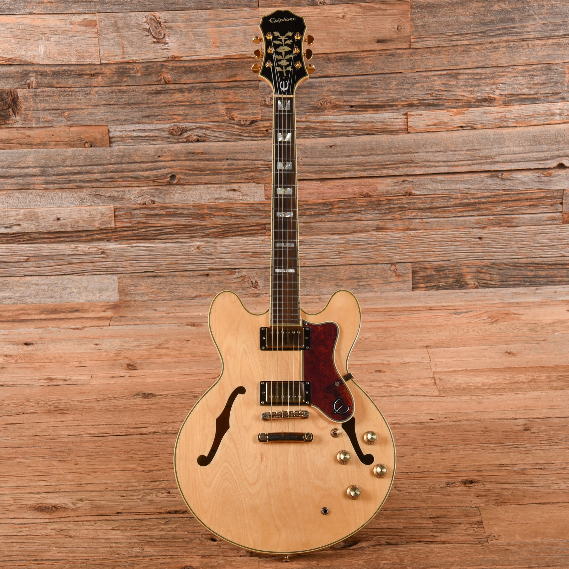 Epiphone Sheraton II Pro Natural 2016 Electric Guitars / Semi-Hollow