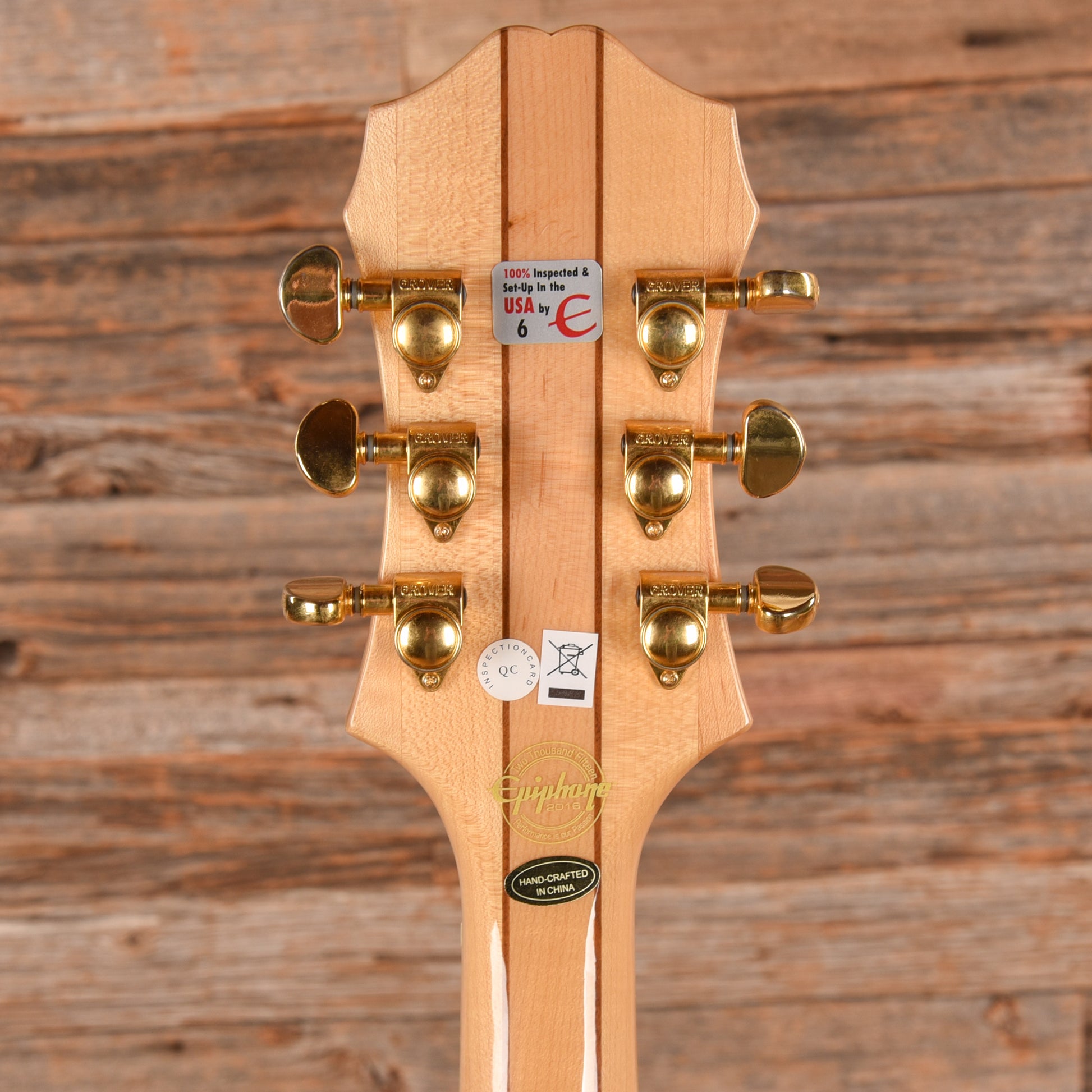 Epiphone Sheraton II Pro Natural 2016 Electric Guitars / Semi-Hollow