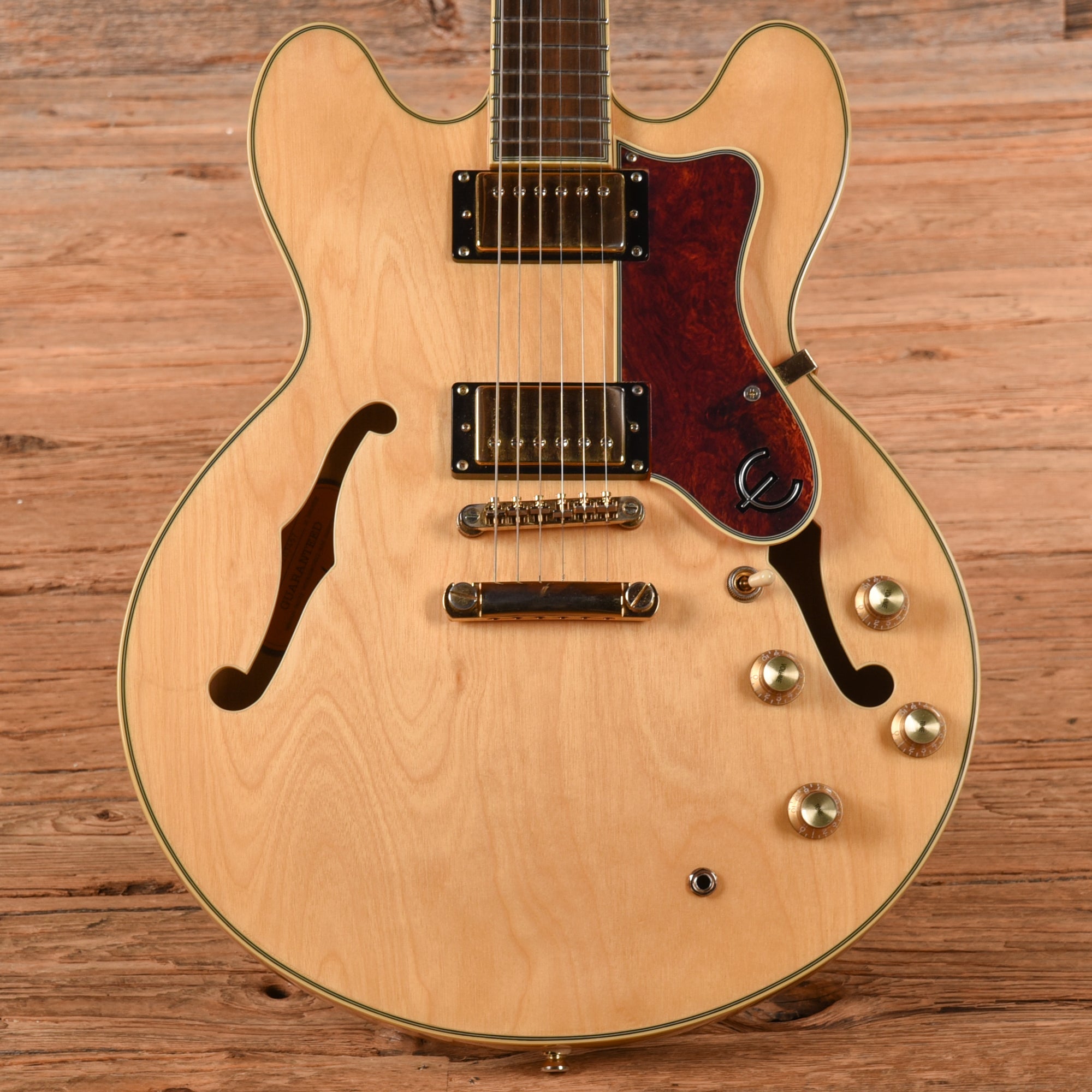 Epiphone Sheraton II Pro Natural 2016 Electric Guitars / Semi-Hollow
