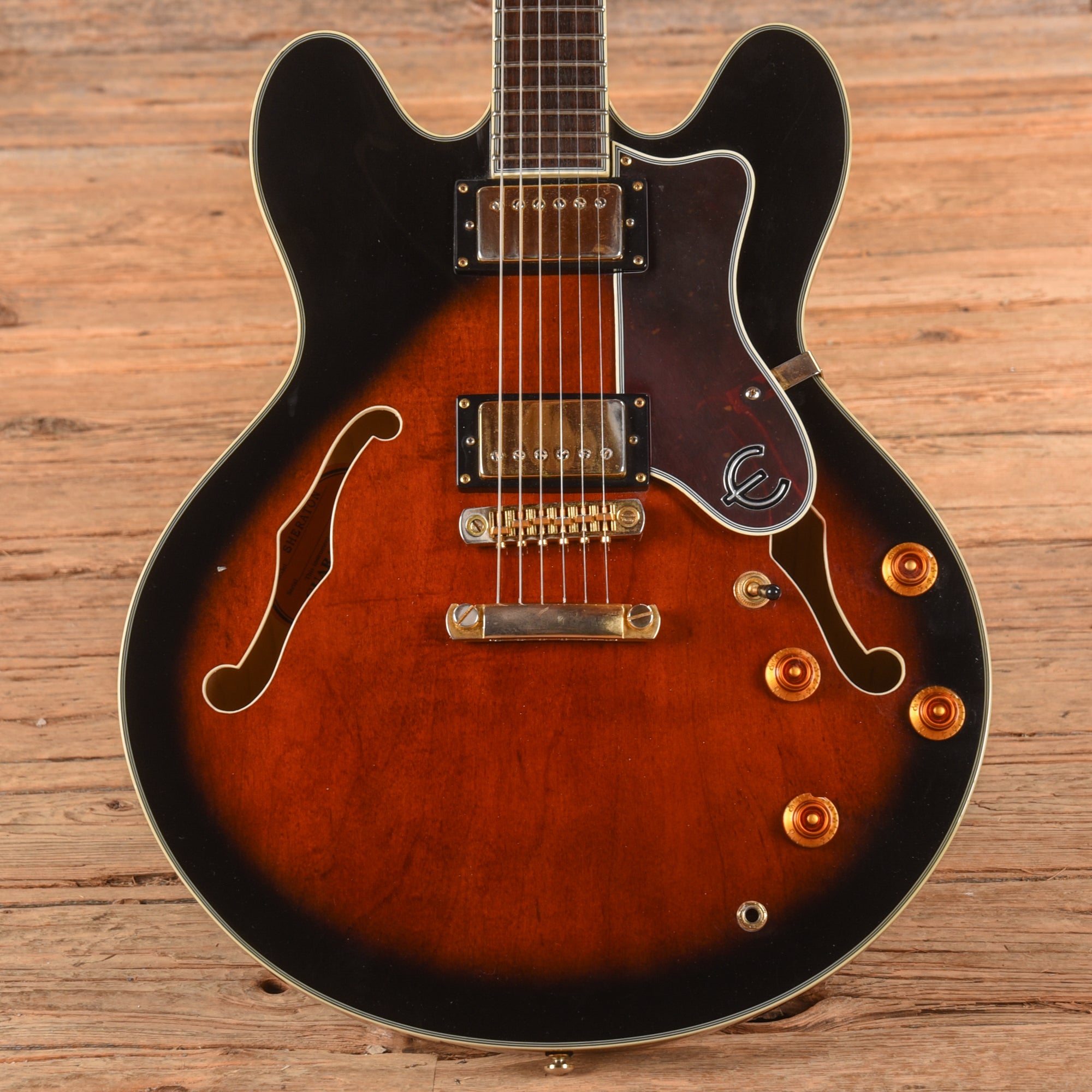 Epiphone Sheraton II Sunburst 1999 Electric Guitars / Semi-Hollow