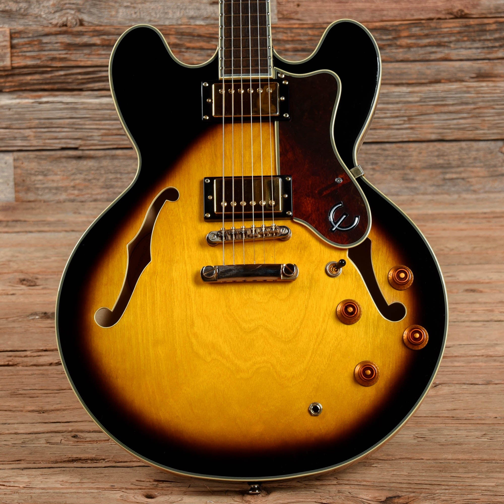 Epiphone Sheraton II Sunburst 2008 Electric Guitars / Semi-Hollow