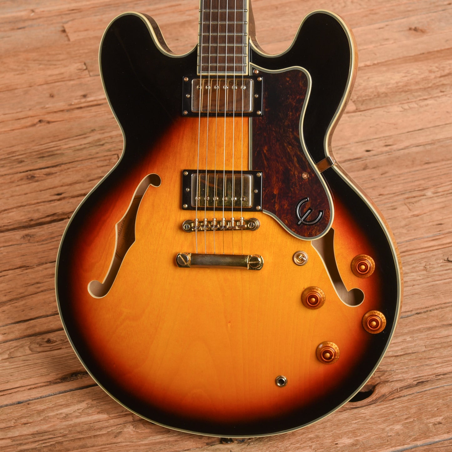 Epiphone Sheraton II Sunburst 2013 Electric Guitars / Semi-Hollow