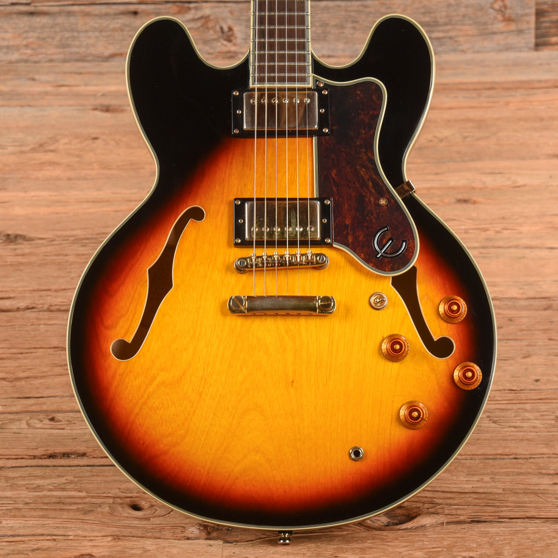 Epiphone Sheraton II Sunburst 2013 Electric Guitars / Semi-Hollow