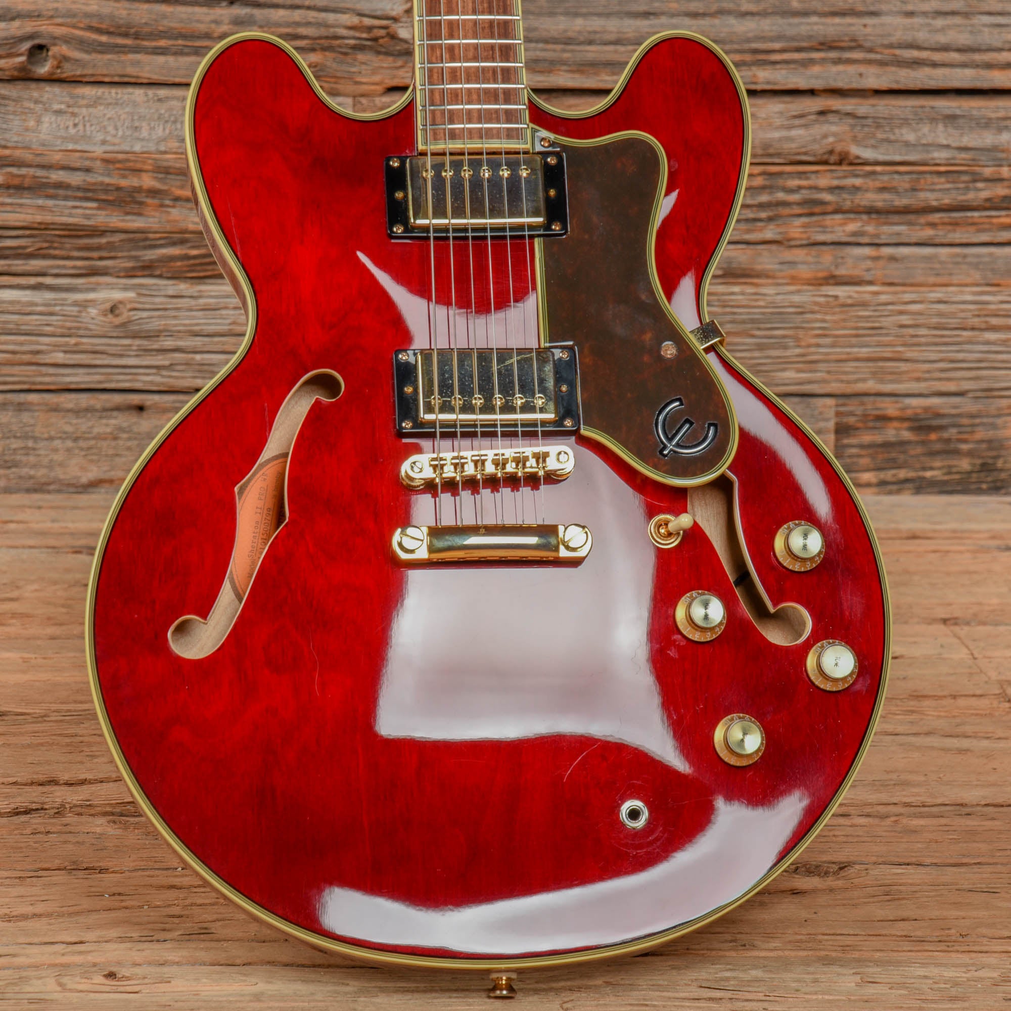 Epiphone Sheraton Pro II Wine Red 2018 Electric Guitars / Semi-Hollow