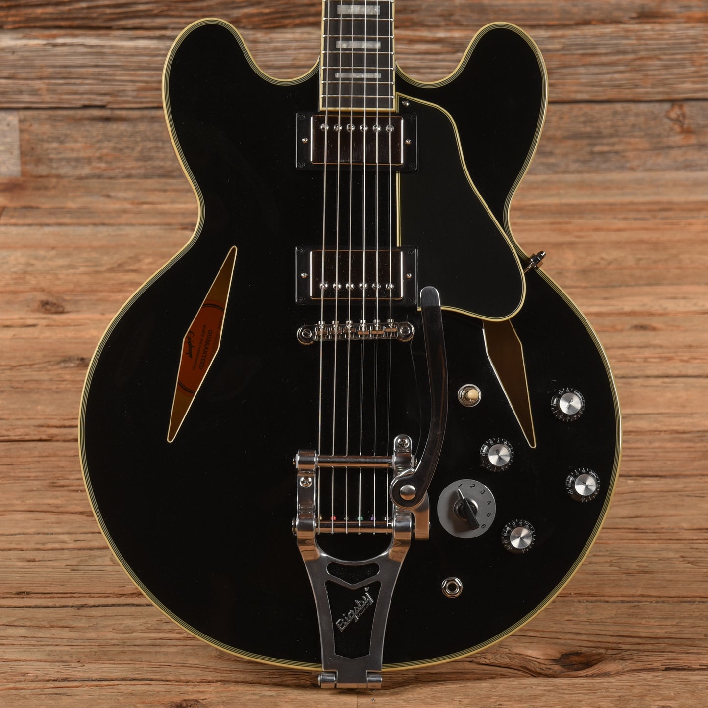 Epiphone Shinichi Ubukata ES-355 Black 2023 Electric Guitars / Semi-Hollow
