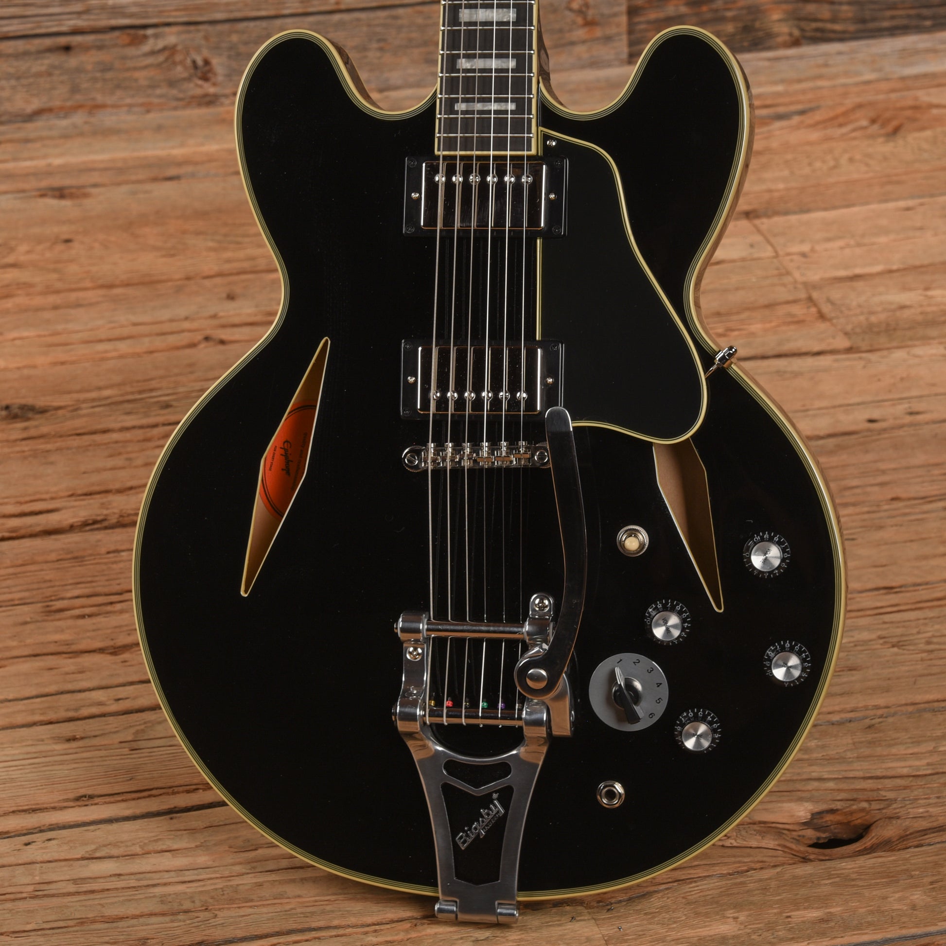 Epiphone Shinichi Ubukata ES-355 Black 2023 Electric Guitars / Semi-Hollow
