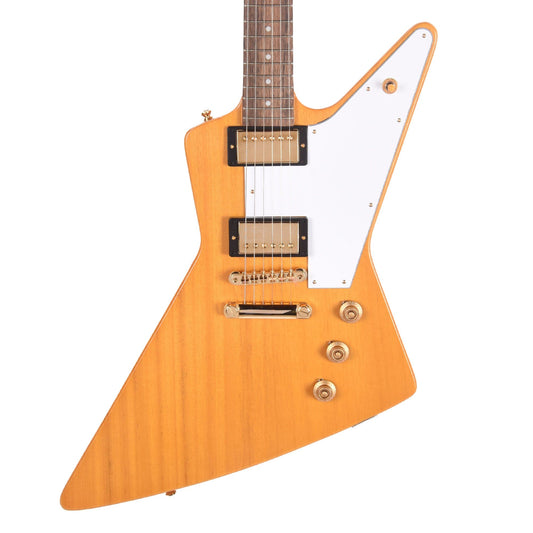 Epiphone 1958 Korina Explorer Aged Natural Electric Guitars / Solid Body