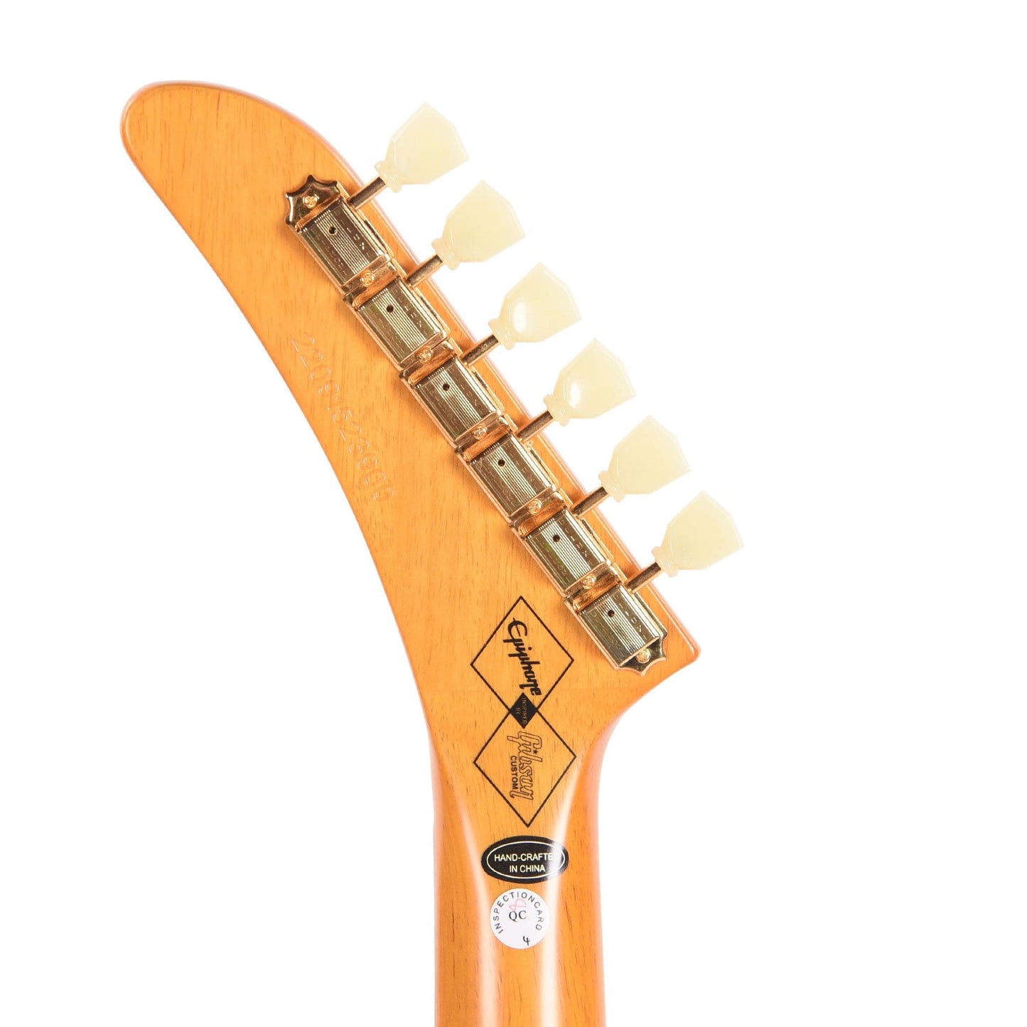 Epiphone 1958 Korina Explorer Aged Natural Electric Guitars / Solid Body