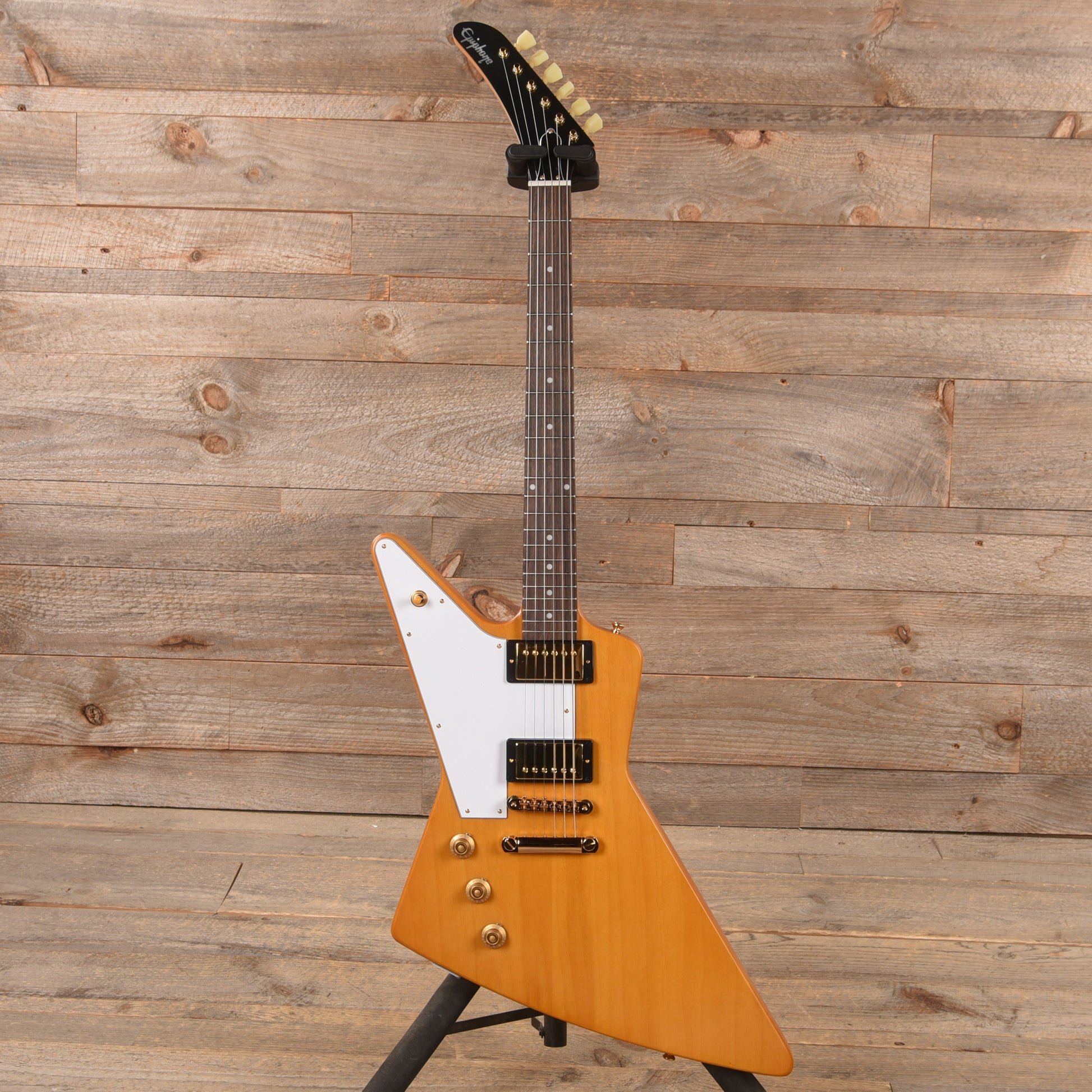 Epiphone 1958 Korina Explorer LEFTY Aged Natural Electric Guitars / Solid Body