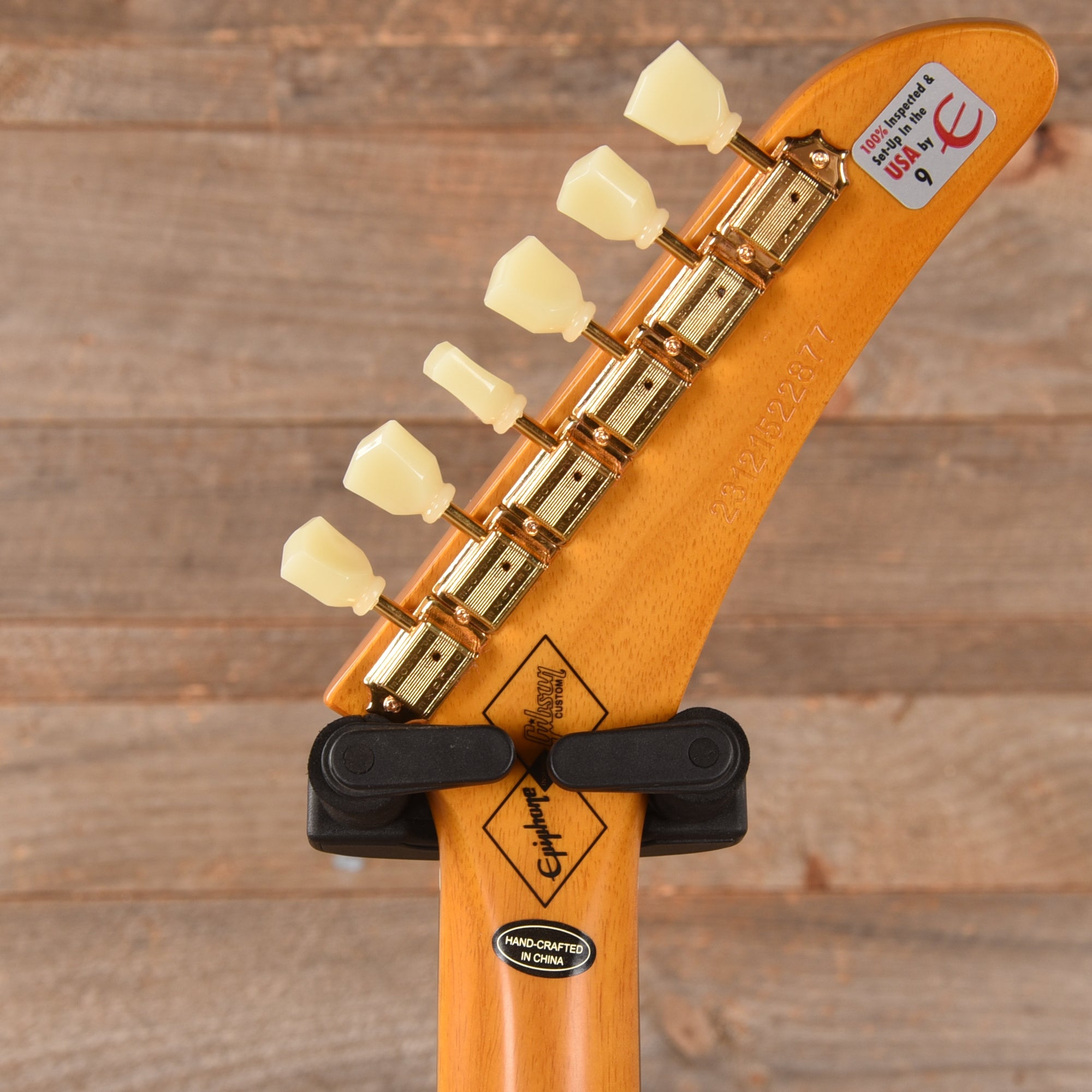 Epiphone 1958 Korina Explorer LEFTY Aged Natural Electric Guitars / Solid Body