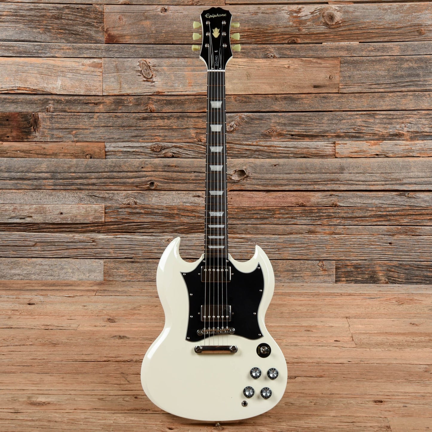 Epiphone "1966" G400 Pro White 2014 Electric Guitars / Solid Body