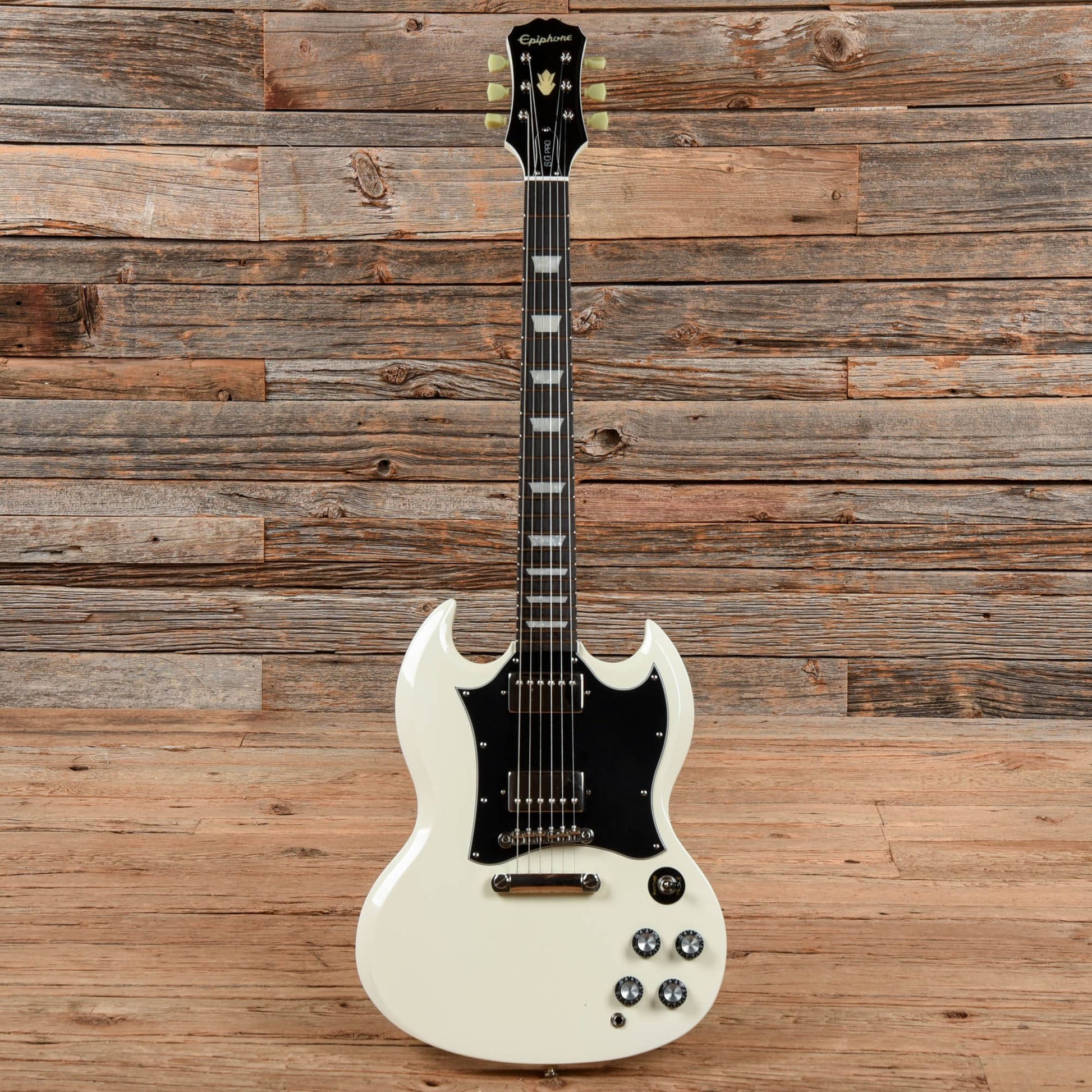 Epiphone "1966" G400 Pro White 2014 Electric Guitars / Solid Body