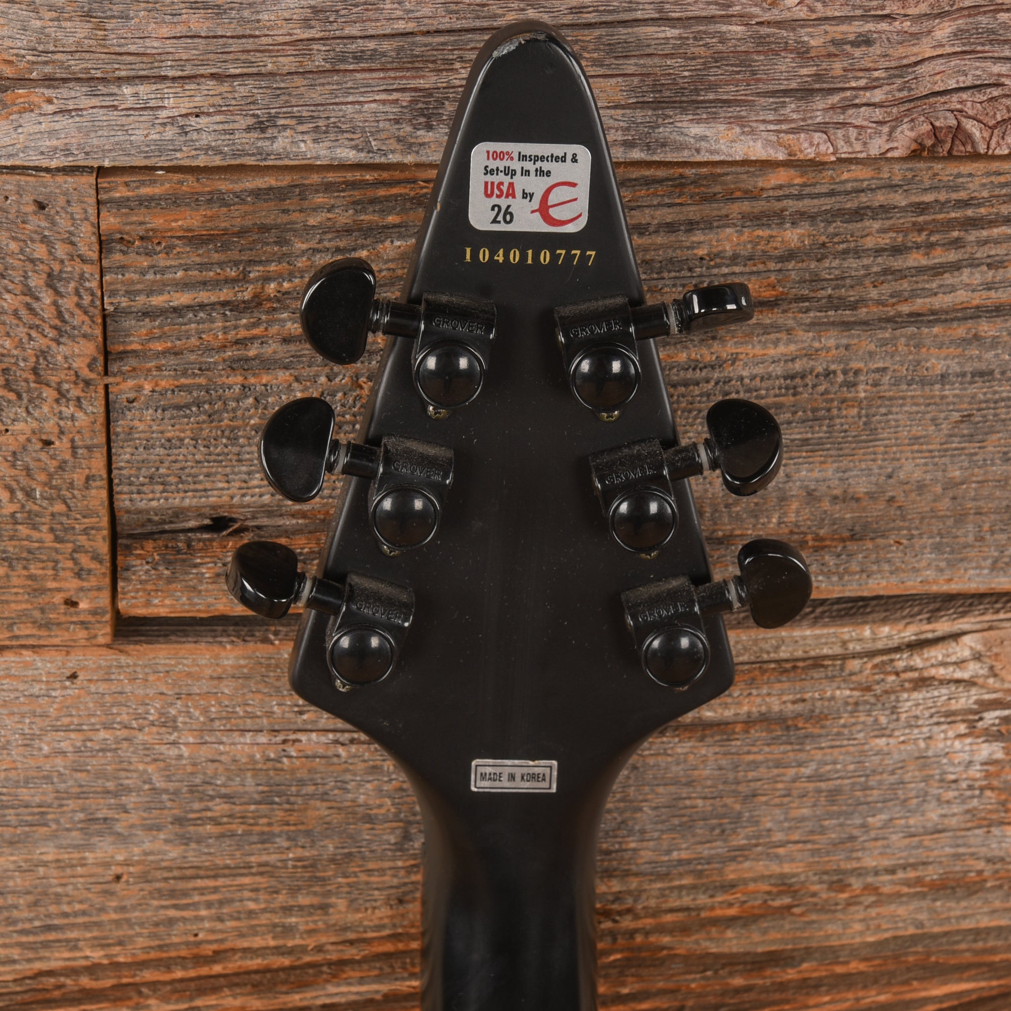 Epiphone 58 Goth Flying V Black Electric Guitars / Solid Body