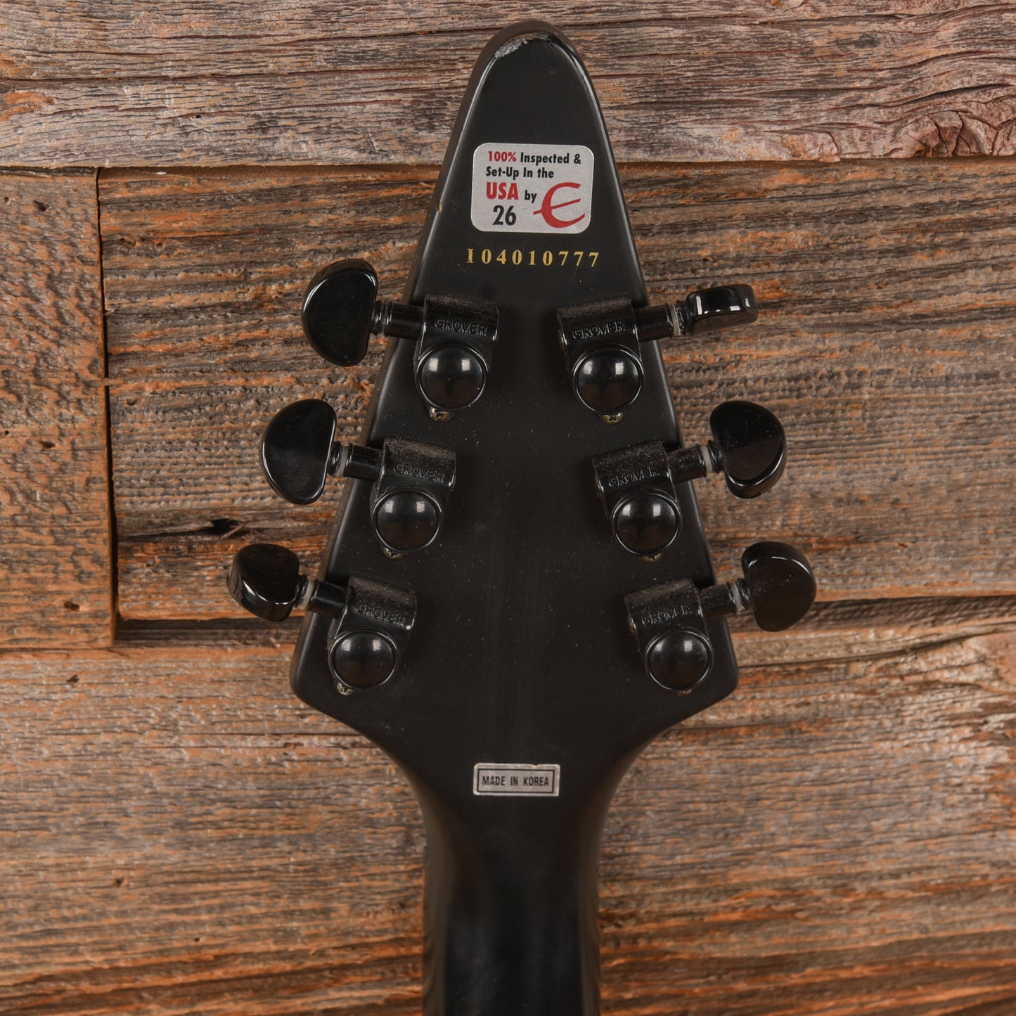 Epiphone 58 Goth Flying V Black Electric Guitars / Solid Body