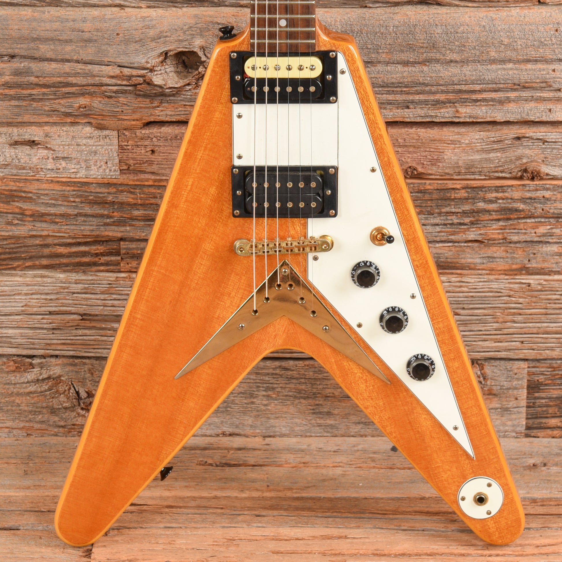 Epiphone '58 Korina Flying V Natural 1988 Electric Guitars / Solid Body