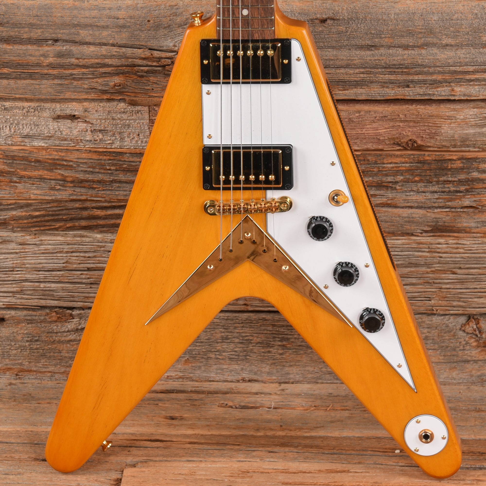 Epiphone '58 Korina Flying V Natural 2023 Electric Guitars / Solid Body