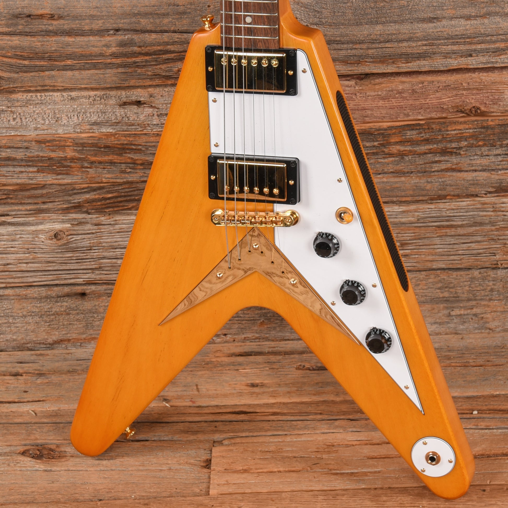 Epiphone '58 Korina Flying V Natural 2023 Electric Guitars / Solid Body
