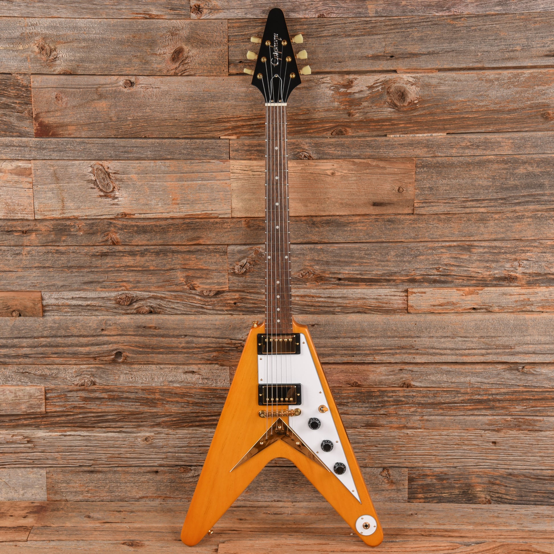 Epiphone '58 Korina Flying V Natural 2023 Electric Guitars / Solid Body