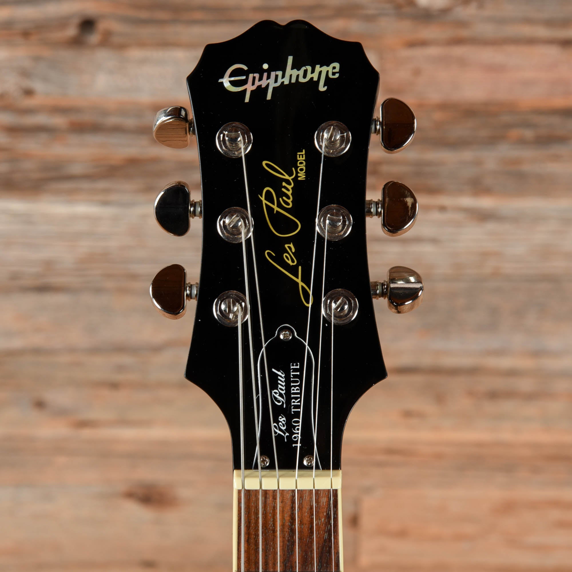 Epiphone 60 Les Paul Tribute Standard Midnight Ebony 2003 Electric Guitars / Solid Body