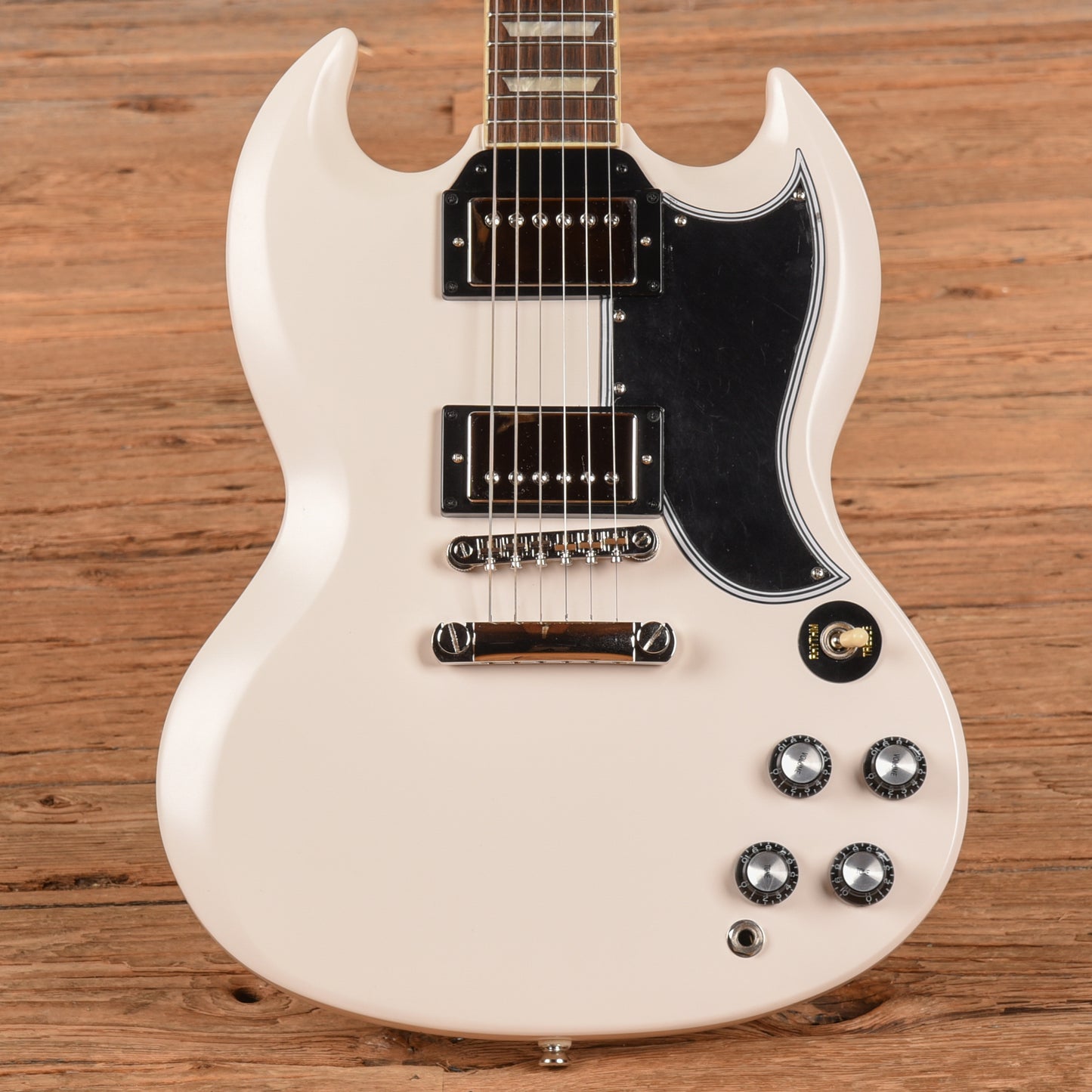 Epiphone '61 Les Paul SG Aged Classic White 2022 Electric Guitars / Solid Body