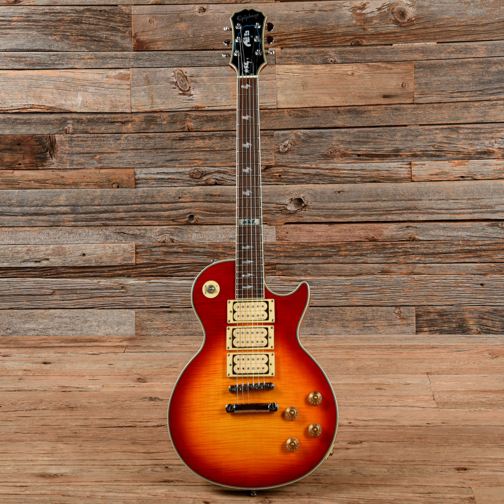 Epiphone Ace Frehley Signature Les Paul Cherry Sunburst 2004